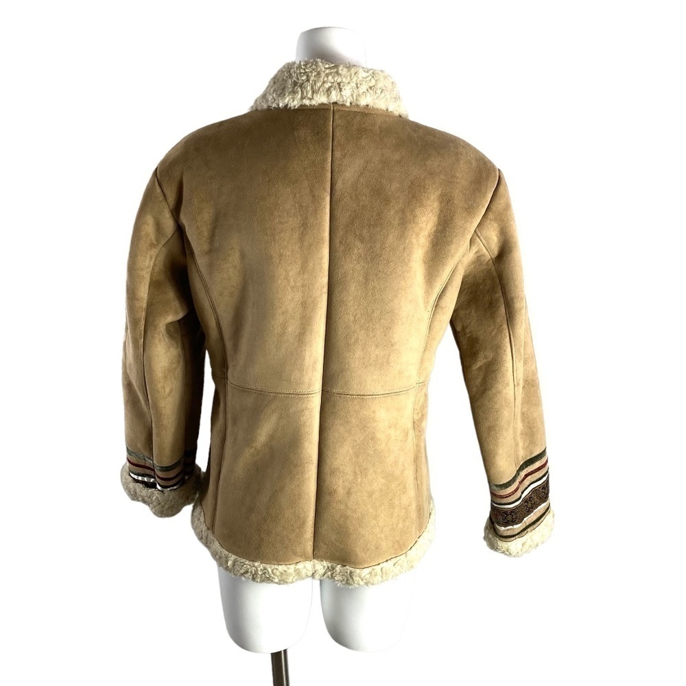 Colebrook Penny Lane Faux Fur Shearling Jacket Coat SZ S - Picture 6 of 7
